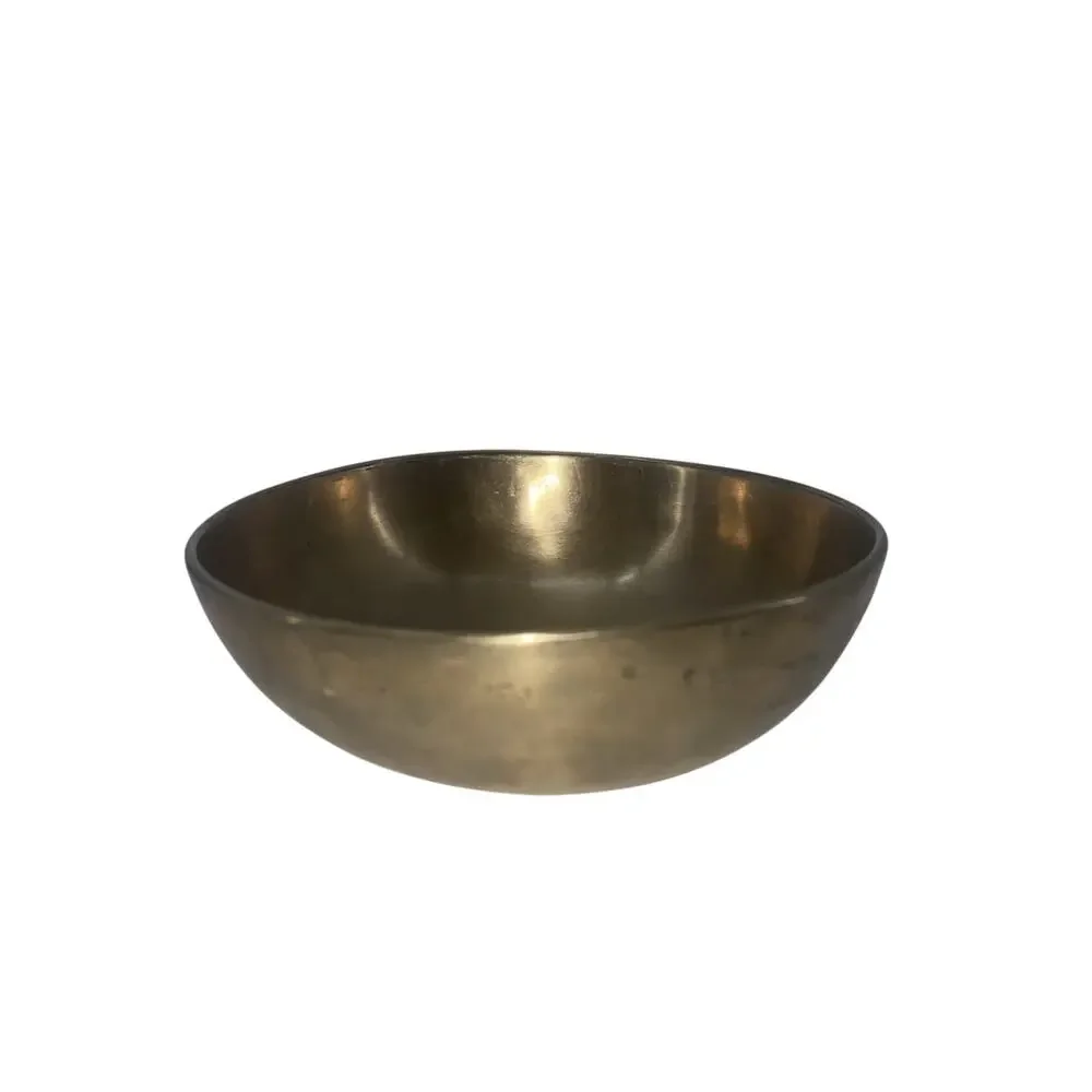 Set Of 3: Brass Candle Sticks And Brass Bowl
